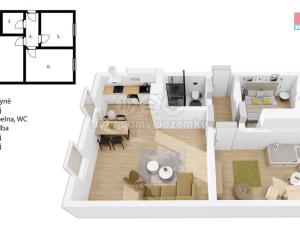 Prodej bytu 3+kk, Jičín - Valdické Předměstí, Husova, 60 m2