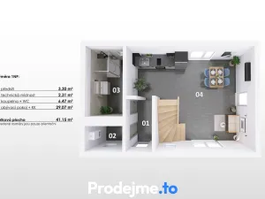 Prodej rodinného domu, Nový Šaldorf-Sedlešovice, Nádražní, 83 m2