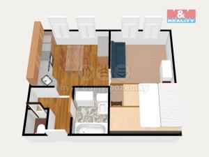 Prodej bytu 1+1, Karlovy Vary - Dvory, Sklářská, 54 m2