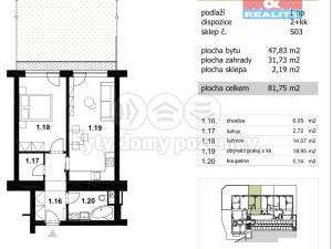 Prodej bytu 2+kk, Havlíčkův Brod, Rozkošská, 48 m2