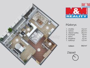 Prodej bytu 2+1, Děčín - Děčín III-Staré Město, Oblouková, 71 m2