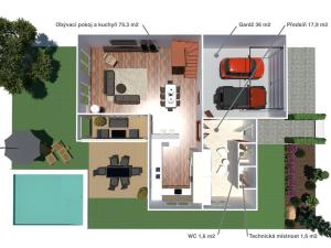 Prodej rodinného domu, Praha - Dolní Měcholupy, Ke Stinkovskému rybníku, 328 m2