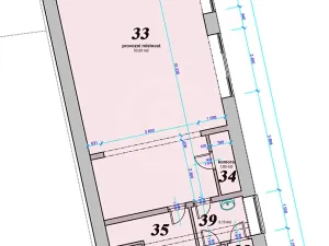 Pronájem kanceláře, České Budějovice, Lannova tř., 67 m2
