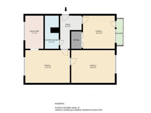 Pronájem bytu 3+1, Tábor, Buzulucká, 65 m2