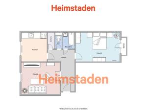 Pronájem bytu 2+1, Karviná - Nové Město, Čapkova, 56 m2