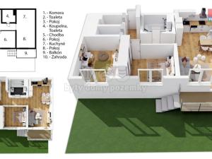 Pronájem bytu 3+kk, Praha - Hostavice, U Hostavického potoka, 69 m2