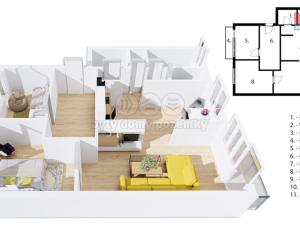Prodej bytu 3+1, Dolní Město, 80 m2