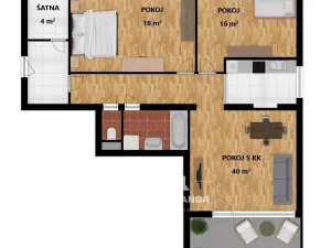 Prodej bytu 3+kk, Brno, U Leskavy, 101 m2