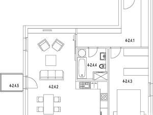 Pronájem bytu 2+kk, Olomouc, Eduarda Hamburgera, 74 m2