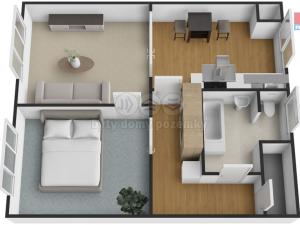 Prodej bytu 2+1, Kladno - Kročehlavy, Unhošťská, 50 m2