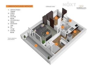 Prodej bytu 2+kk, Praha - Nusle, Na Pankráci, 35 m2
