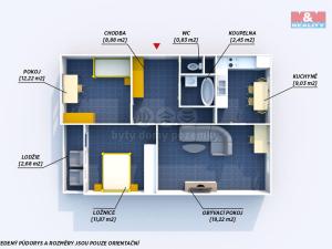 Prodej bytu 3+1, Rokycany - Plzeňské Předměstí, Polní, 65 m2