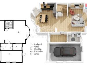 Prodej rodinného domu, Veltrusy, U Stadionu, 180 m2