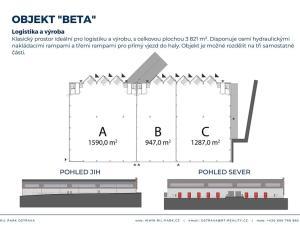 Pronájem skladu, Ostrava, Kotalova, 3824 m2