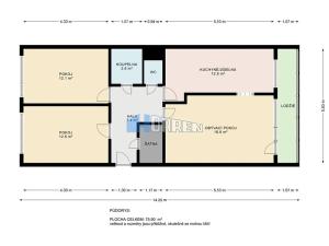 Prodej bytu 3+1, Praha - Chodov, Chalupkova, 70 m2
