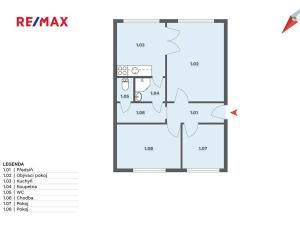 Prodej bytu 3+1, Praha - Střížkov, Varnsdorfská, 52 m2