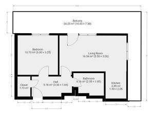 Pronájem bytu 2+kk, Praha - Sobín, Želetická, 45 m2