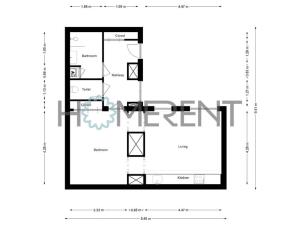 Prodej bytu 2+kk, Praha - Karlín, Prvního pluku, 53 m2