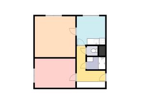 Pronájem bytu 2+1, Praha - Hlubočepy, Borského, 45 m2