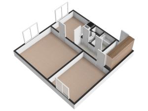 Pronájem bytu 2+1, Praha - Hlubočepy, Borského, 45 m2