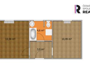 Pronájem bytu 1+1, Podbořany, Velká osada, 34 m2