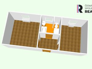 Pronájem bytu 1+1, Podbořany, Velká osada, 34 m2