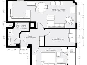 Prodej bytu 3+kk, Praha - Vysočany, Odlehlá, 64 m2
