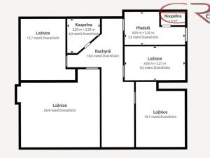 Prodej bytu 4+1, Liberec, Prosečská, 90 m2