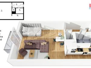 Prodej bytu 1+kk, Liberec - Liberec VI-Rochlice, Kašmírová, 46 m2