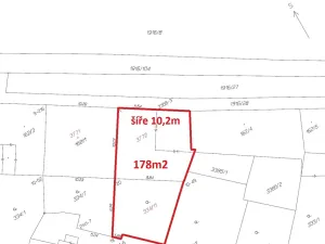 Prodej pozemku pro bydlení, Svitavy, Máchova alej, 178 m2