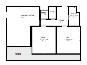 Pronájem bytu 3+kk, Plzeň, Kartónová, 77 m2