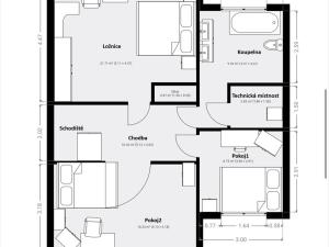 Prodej rodinného domu, Roudné, Luční, 138 m2
