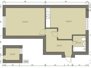 Prodej bytu 2+kk, Brno, Rybářská, 51 m2