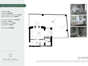 Prodej bytu 1+kk, Praha - Liboc, Jenečská, 27 m2