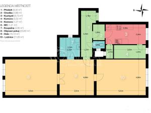 Pronájem bytu 3+1, Praha - Nové Město, Lannova, 94 m2