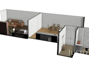 Pronájem bytu 2+kk, Písek, Velké náměstí, 75 m2