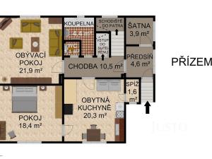 Prodej rodinného domu, Kostelec nad Vltavou, 243 m2