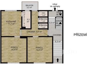Prodej rodinného domu, Písek, Hradišťská, 130 m2