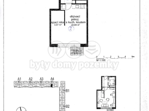 Pronájem bytu 1+kk, Praha, Hnězdenská, 39 m2
