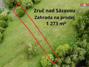 Prodej zahrady, Zruč nad Sázavou, 1273 m2