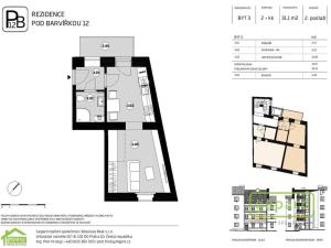Pronájem bytu 1+1, Praha - Smíchov, Pod Barvířkou, 32 m2