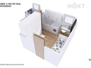 Pronájem bytu 1+kk, Šumperk, Dobrovského, 16 m2