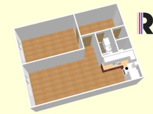 Pronájem bytu 2+kk, Praha - Kyje, Manželů Dostálových, 40 m2