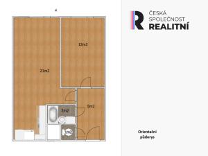 Pronájem bytu 2+kk, Praha - Kyje, Manželů Dostálových, 40 m2