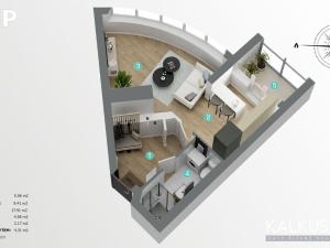 Prodej bytu 1+kk, Hradec Králové - Nový Hradec Králové, Palachova, 41 m2
