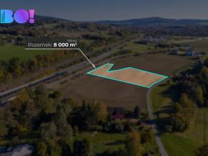 Prodej komerčního pozemku, Návsí, 8000 m2