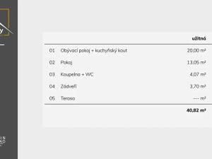Prodej bytu 2+kk, Mikulovice, 41 m2