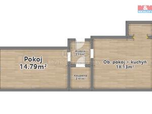 Prodej bytu 2+kk, Praha - Michle, Baarova, 43 m2