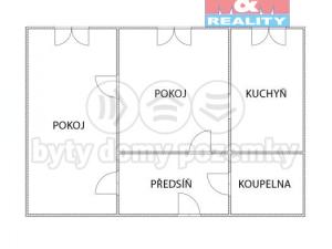 Pronájem bytu 2+1, Orlová, Karla Dvořáčka, 43 m2