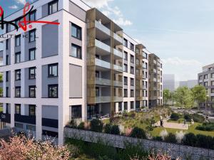 Prodej bytu 1+kk, Praha - Hlubočepy, náměstí Olgy Scheinpflugové, 39 m2